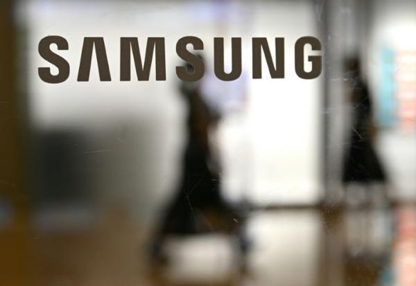 Le logo de Samsung Electronics à Seoul, le 20 mai 2026.