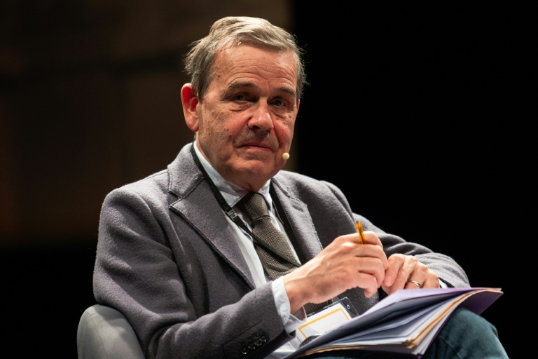 Antoine Garapon, alors président de la Commission indépendante sur les abus sexuels dans l'Eglise, le 1er avril 2025 à Lourdes, dans les Hautes-Pyrénées