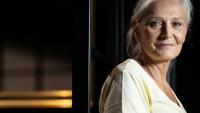 Marie-Caroline Le Pen, candidate du Rassemblement national (RN) aux élections sénatoriales 2026, le 17 septembre 2026 au Mans, dans la Sarthe
