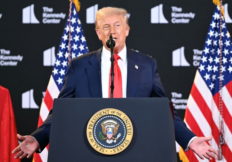 Le président Donald Trump au Kennedy Center, le 13 août à Washington
