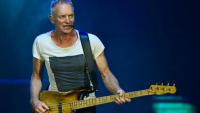 L'auteur-compositeur britannique Sting présente son spectacle Sting 3.0 à la Farmasi Arena de Rio de Janeiro, le 14 février 2025 au Brésil