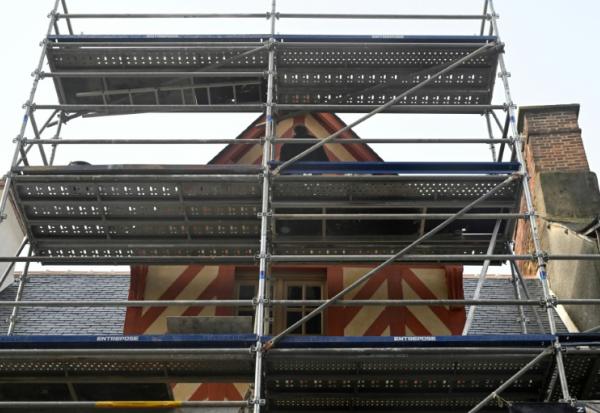 Maison en rénovation à Rennes (ouest de la France). Photo prise le 15 novembre 2023
