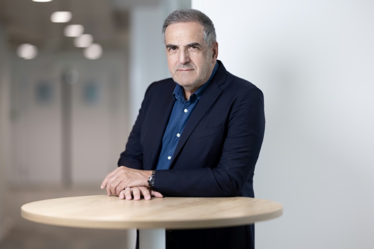 Christopher Baldelli, président de la chaîne T18, le 15 mai 2025 à Paris