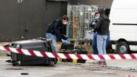 La police intervient sur les lieux de tirs à Trappes (Yvelines), le 23 octobre 2026 