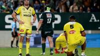 Le troisième ligne de La Rochelle Ultan Dillane après la défaite des Maritimes (32-18) en Top 14 contre la Section Paloise Béarn Pyrénées au stade du Hameau à Pau le 7 juin 2025 en France 