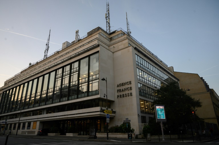 Le siège de l'Agence France-Presse (AFP) à Paris, le 10 septembre 2024