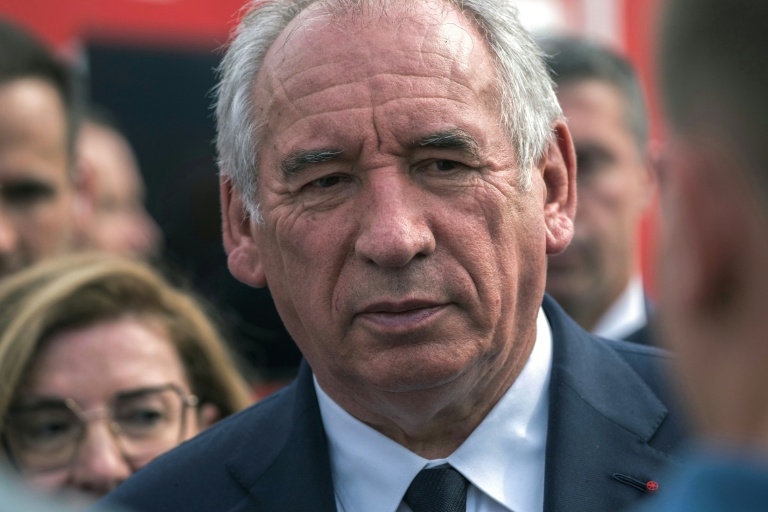 Le Premier ministre François Bayrou à Saint-Laurent-de-la-Cabrerisse le 6 août 2025