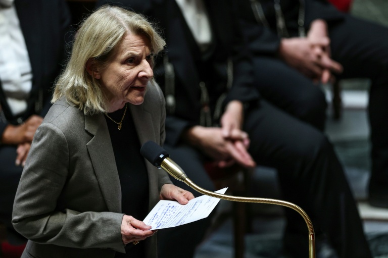 La ministre de la Culture Catherine Pégard à l'Assemblée nationale à Paris le 19 mai 2026