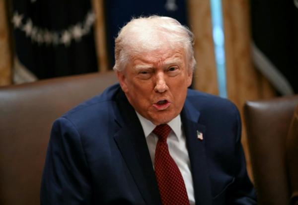 Donald Trump lors d'une table ronde à la Maison Blanche, à Washington, le 8 décembre 2025