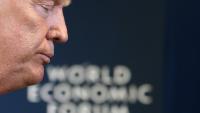 Le président américain Donald Trump, lors de sa dernière visite en personne au Forum économique mondial à Davos (Suisse), le 22 janvier 2020
