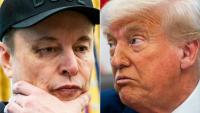 L'homme d'affaires Elon Musk (G) et le président américain Donald Trump (D) à la Maison Blanche, à Washington, aux Etats-Unis, le 30 mai 2025