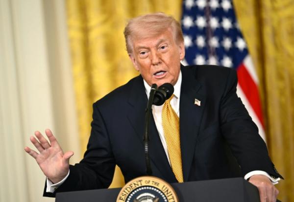 Le président américain Donald Trump à la Maison Blanche à Washington le 6 mai 2026