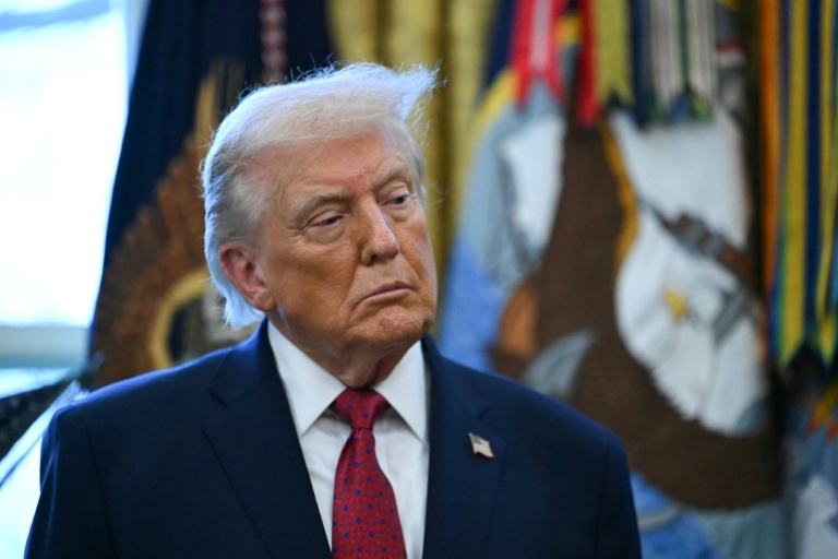 Le président américain Donald Trump à la Maison Blanche, à Washington, le 15 décembre 2025