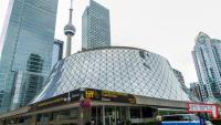 Le Roy Thomson Hall, l'une des principales salles du Festival international du film de Toronto (TIFF), photographié le jour de l'ouverture, à Toronto, au Canada, le 4 septembre 2025
