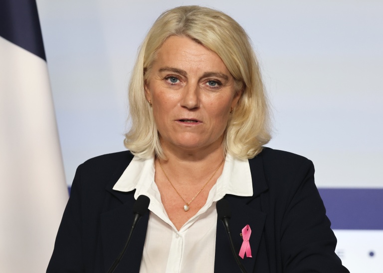 La ministre de la Santé Stéphanie Rist le 1er octobre 2026 à Paris 