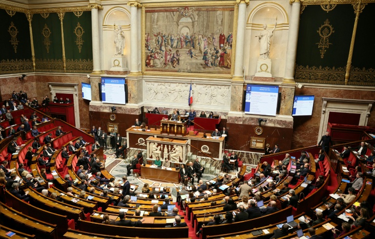 L'Assemblée nationale le 27 janvier 2026 à Paris