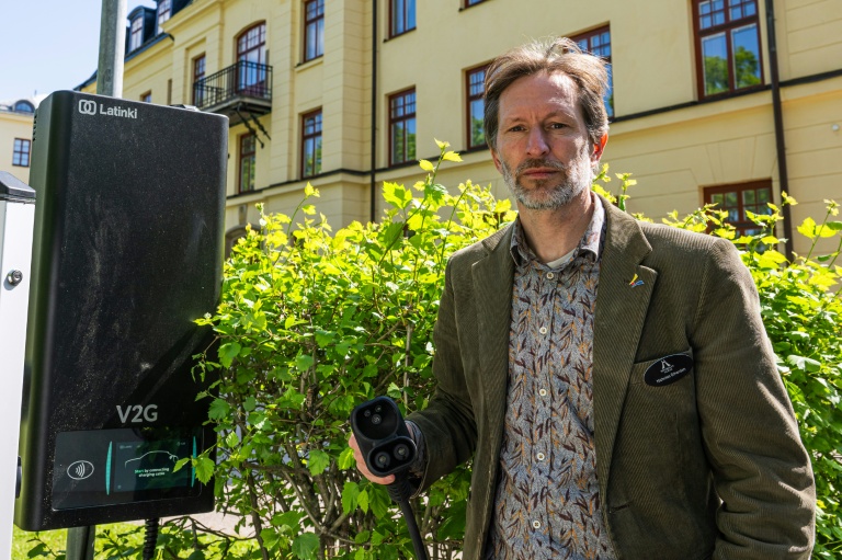 Le chercheur Nicholas Etherden à Gävle en Suède le 28 mai 2026