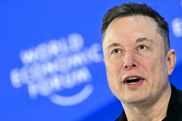 Elon Musk au sommet de Davos, le 22 janvier 2026, en Suisse