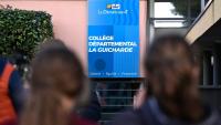 L'entrée du collége de La Guicharde, à Sanary-sur-Mer (Var) 3 février 2026