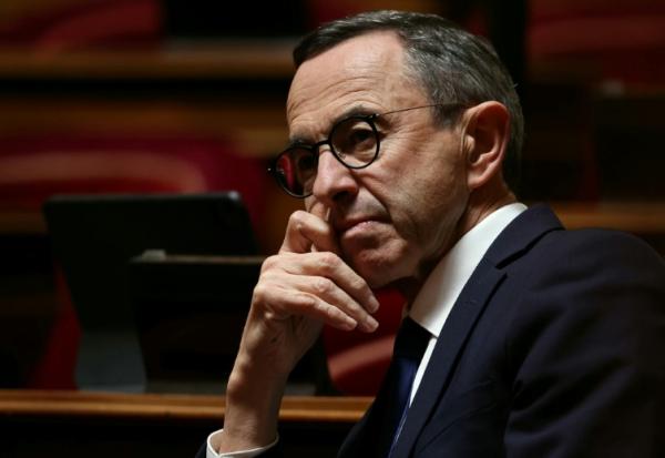 Le patron de LR Bruno Retailleau  à Paris le 27 novembre 2025