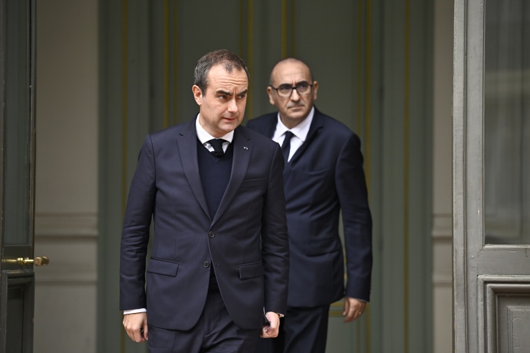 Le Premier ministre Sébastien Lecornu et le ministre de l'Intérieur Laurent Nunez au ministère de l'Intérieur à Paris, le 19 octobre 2026