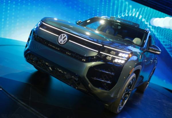 Le modèle Atlas de Volkswagen présenté à New-York le 31 mars 2026