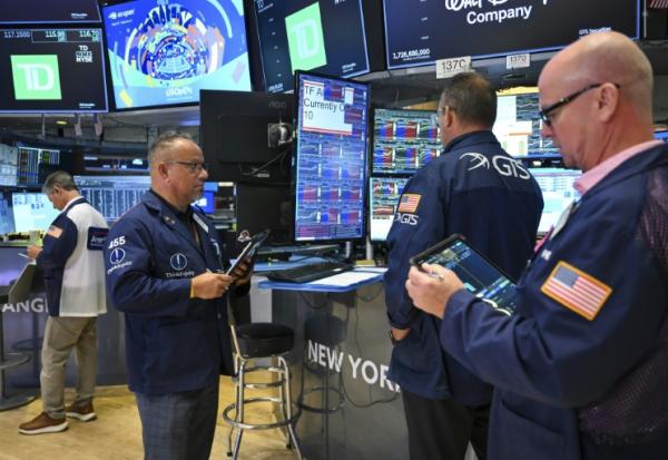 Des opérateurs à la Bourse de New York le 24 août 2026