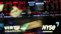 Des écrans à la Bourse de New York, le 5 mars 2026