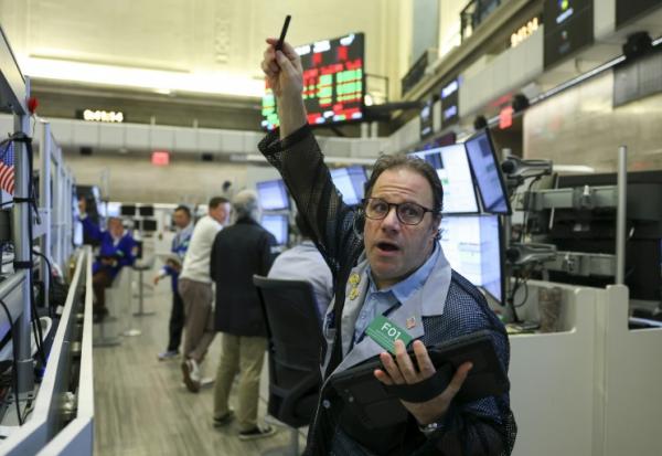Un opérateur à la Bourse de New York, le 24 mars 2026