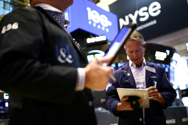 Des opérateurs à la Bourse de New York le 28 septembre 2026