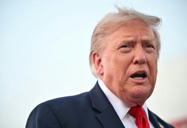 Le président américain Donald Trump à la base aérienne Andrews, dans l'Etat américain du Maryland, le 19 juillet 2026