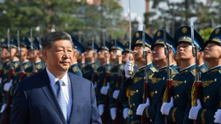 Le président chinois Xi Jinping à Bichkek, la capitale du Kirghizstan, le 31 août 2026