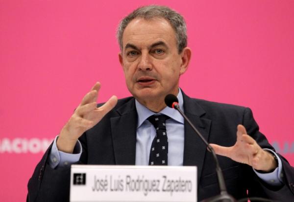 L'ancien Premier ministre espagnol Jose Luis Rodriguez Zapatero au Mexique en 2021