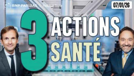 3 ACTIONS à privilégier dans le secteur de la SANTÉ - 100 % Marchés - 07/01/2026