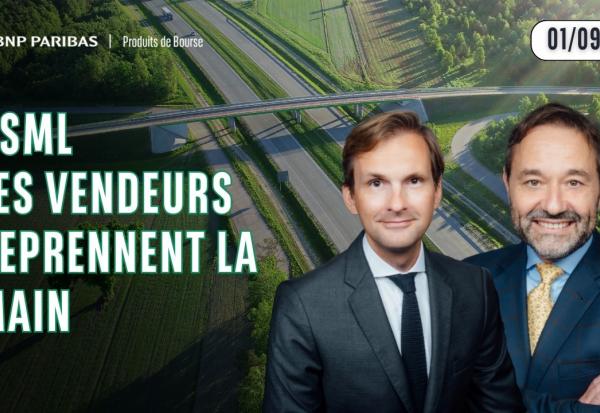ASML : les vendeurs reprennent la main - 100% Marchés - 01/09/2026