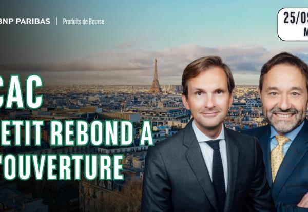 CAC : Petit rebond a l'ouverture - 100 % Marchés - 25/09/26 - M