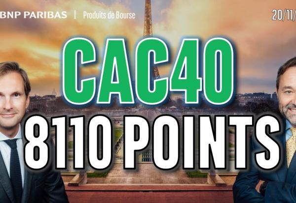 CAC40 :  8110 points comme objectif - 100 % Marchés - 26/11/2025 - M