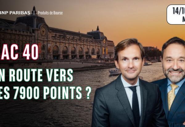 CAC40 : DIRECTION 7900 POINTS ?? - 100 % Marchés - 14/10/26 - M
