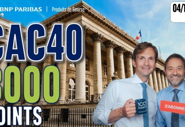 CAC40 : rebond sur les 8000 points - 100 % Marchés - 04/11/2025 - S