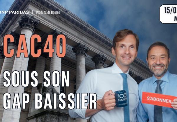 CAC40 SOUS GAP BAISSIER - 100 % Marchés - 15/07/2026 - M