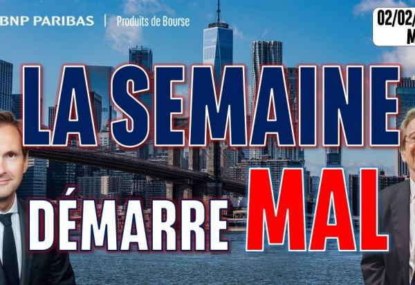 La semaine demarre mal... - 100 % Marchés - 02/02/2026 - M