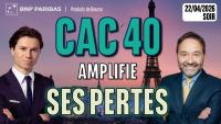 Le CAC amplifie ses pertes - 100 % Marchés - 22/04/2026 - S