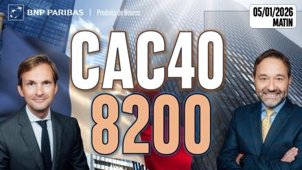 Le CAC franchit les 8200 points - 100 % Marchés - 05/01/2026 - M