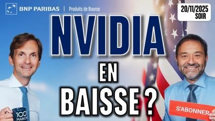 Le CAC rate les 8000 points, Nvidia en baisse - 100 % Marchés - 20/11/2025 - S