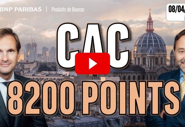 Le CAC teste les 8200 points - 100 % Marchés - 08/04/2026 - M
