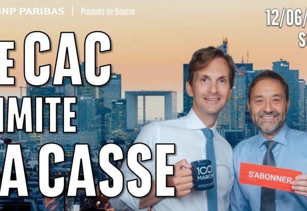 Le CAC40 limite la CASSE - 100 % Marchés