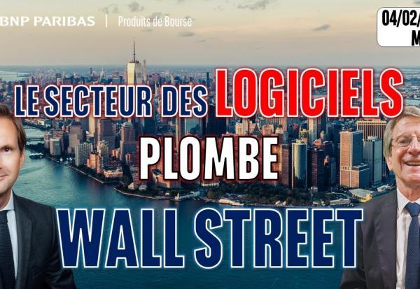 Le secteur des logiciels plombe Wall Street - 100 % Marchés - 04/02/2026 - M