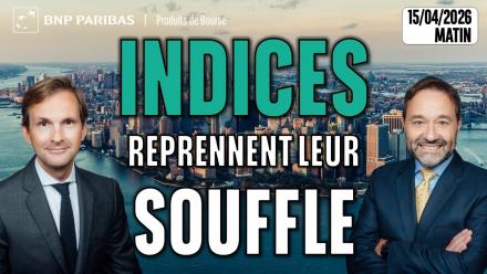 Les indices reprennent leur souffle - 100 % Marchés - 15/04/2026 - M