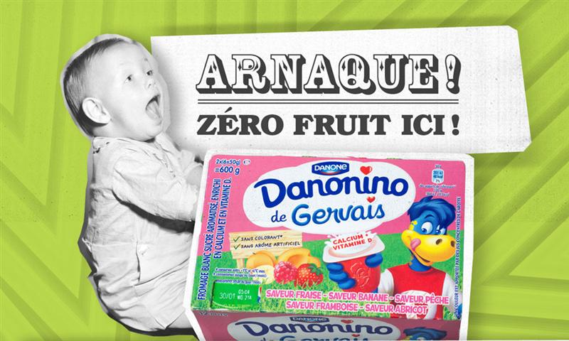 Danone : net repli