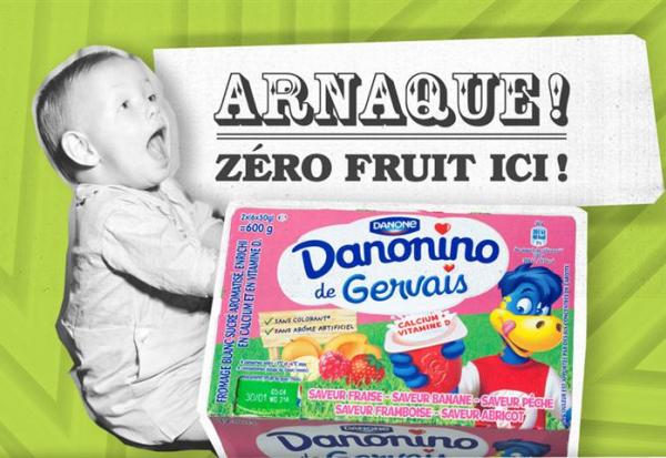 Danone : net repli